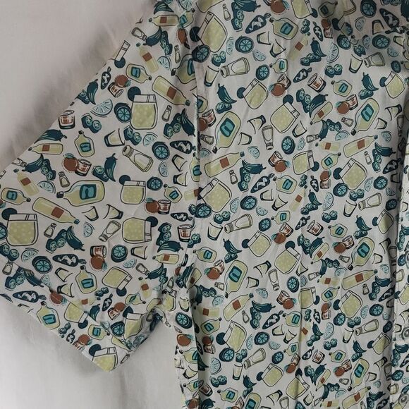 Age of Wisdom Men's Small Margarita Button Down Shirt - Picture 7 of 11